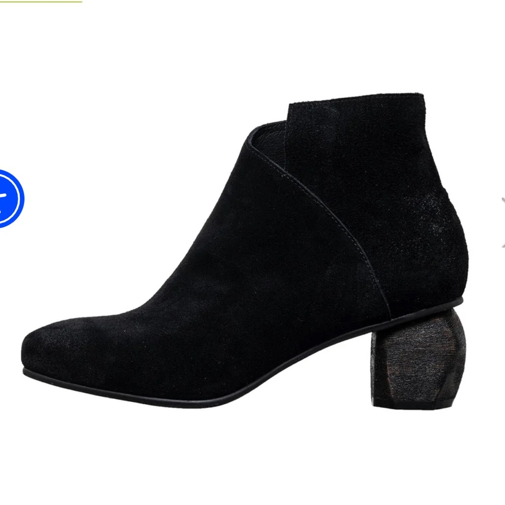 Antelope ‘P06 Perrin’ Suede Bootie in Black NWOT